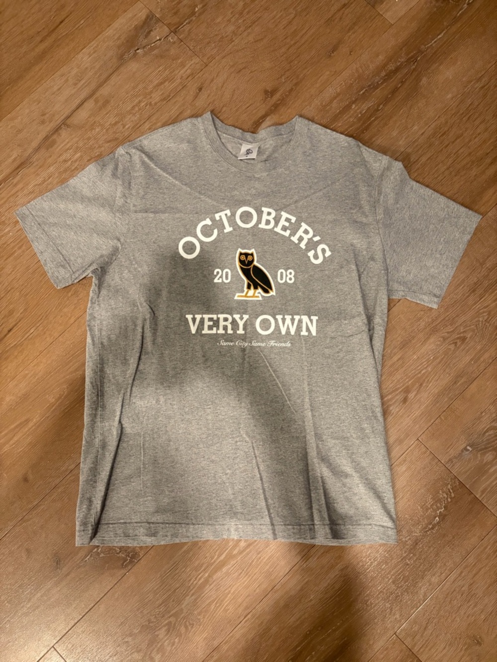 October's Very Own Grey Graphic Tee